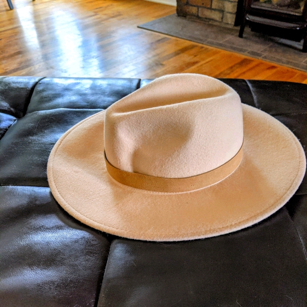 Free People Felt wide brim hat